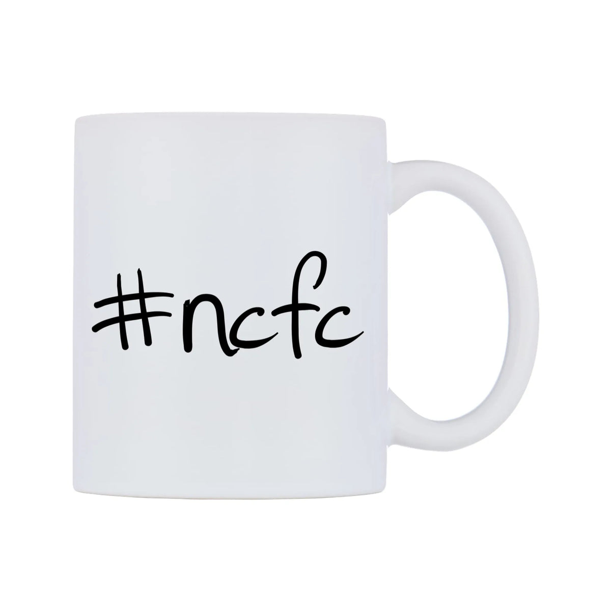 ncfc Mug — mug, left side, on a white background