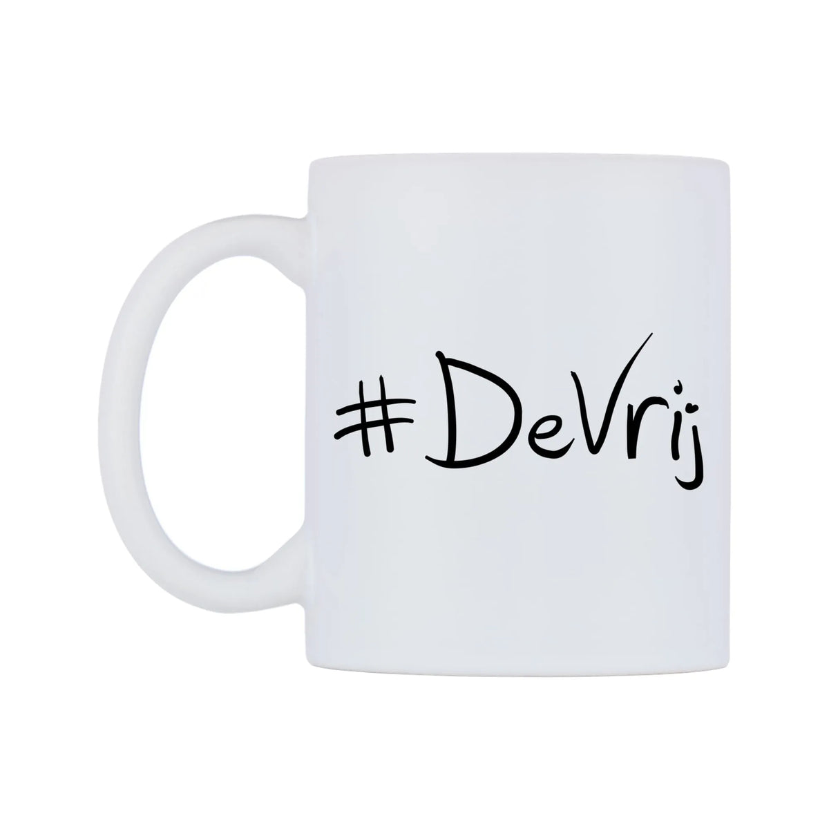 DeVrij Mug — mug, right side, on a white background