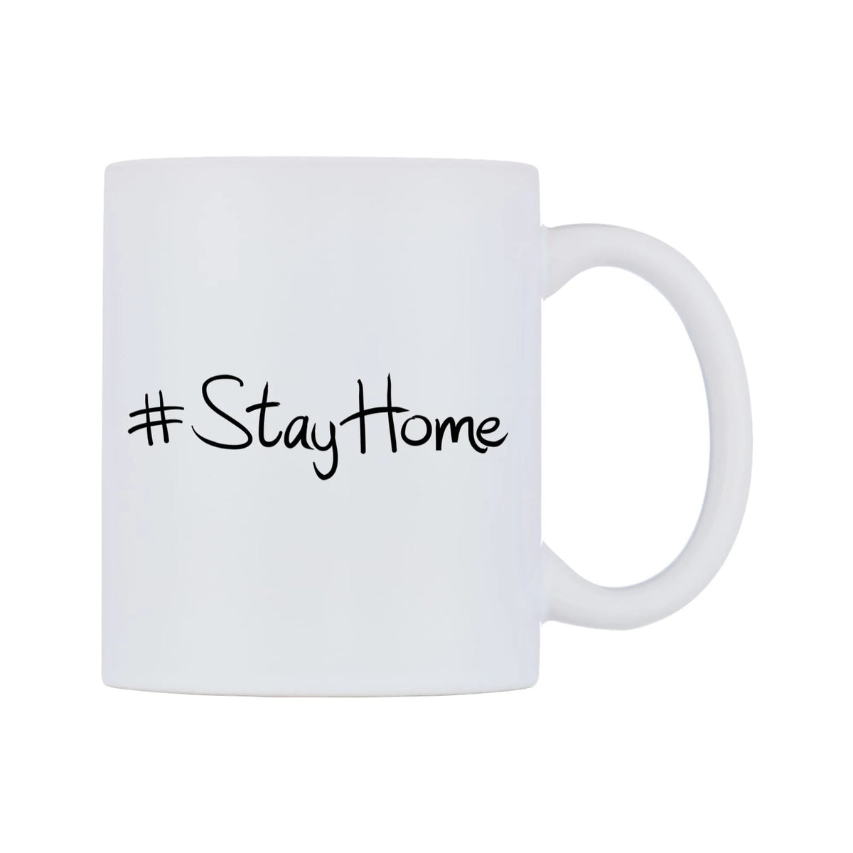 StayHome Mug — mug, left side, on a white background