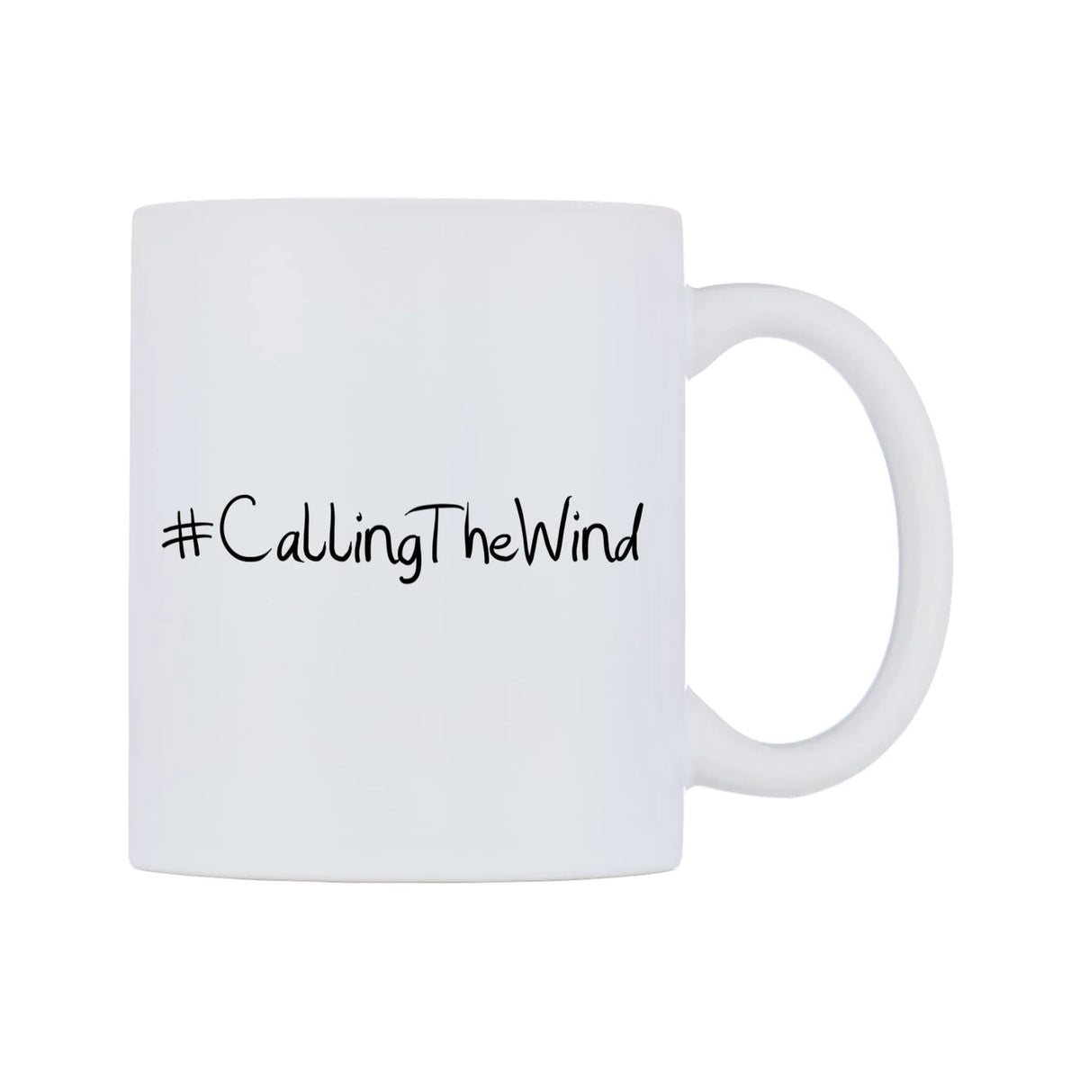 CallingTheWind Mug — mug, left side, on a white background