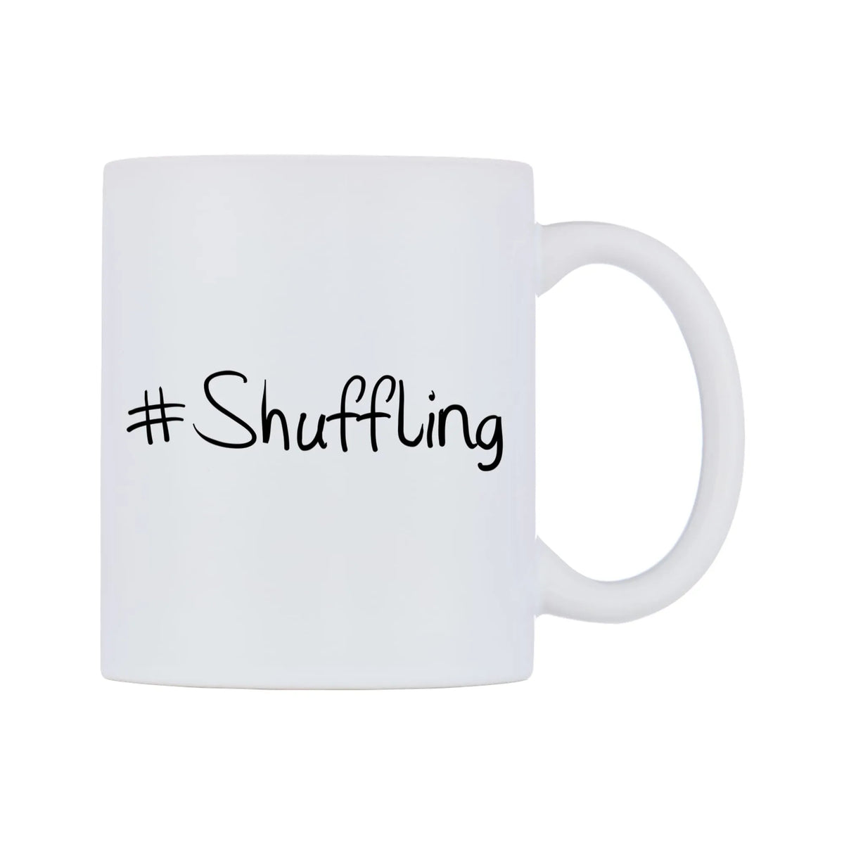 Shuffling Mug — mug, left side, on a white background