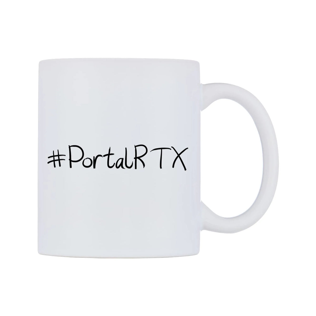 PortalRTX Mug — mug, left side, on a white background