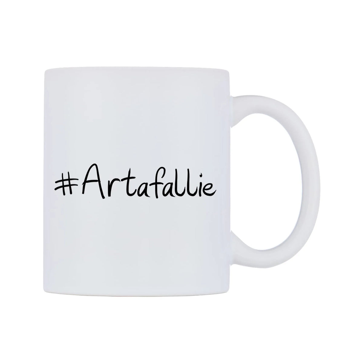 Artafallie Mug — mug, left side, on a white background