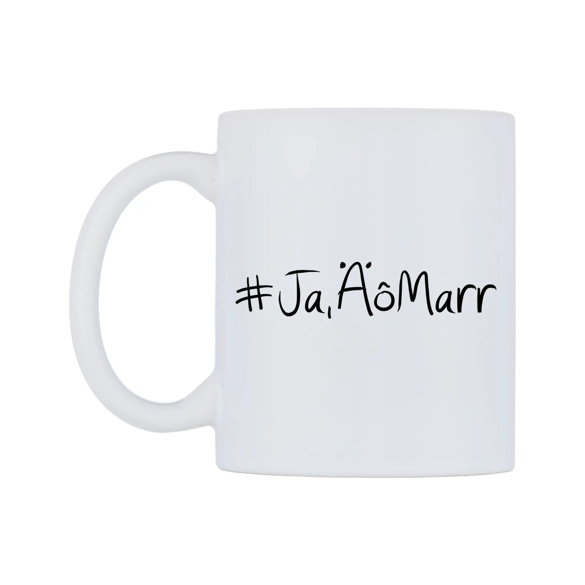 Ja’Marr Mug — mug, right side, on a white background