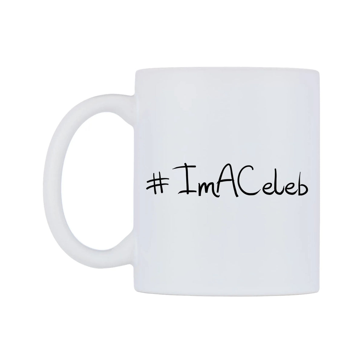 ImACeleb Mug — mug, right side, on a white background