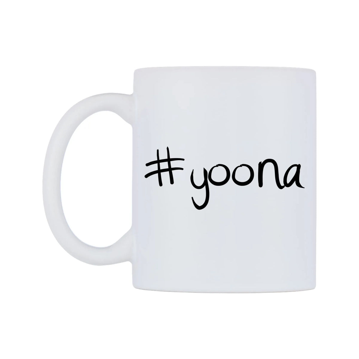 yoona Mug — mug, right side, on a white background
