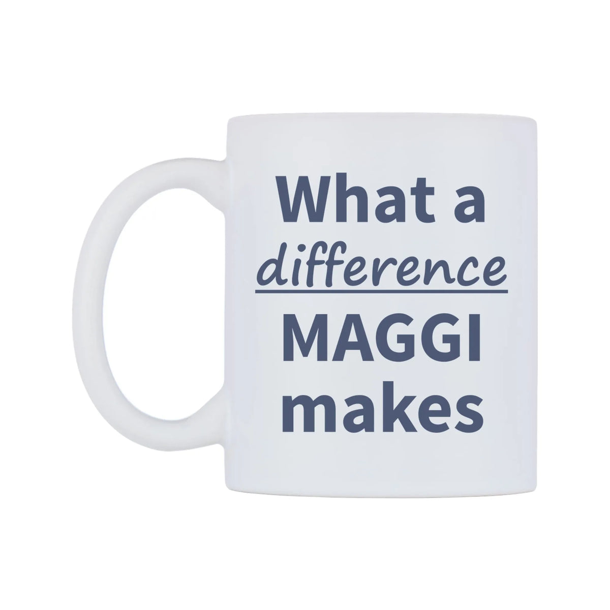 What a difference MAGGI makes Mug — mug, right side, on a white background