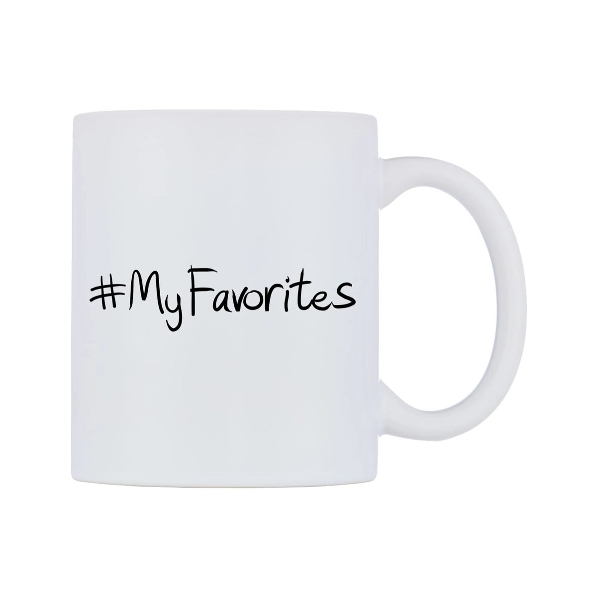 MyFavorites Mug — mug, left side, on a white background