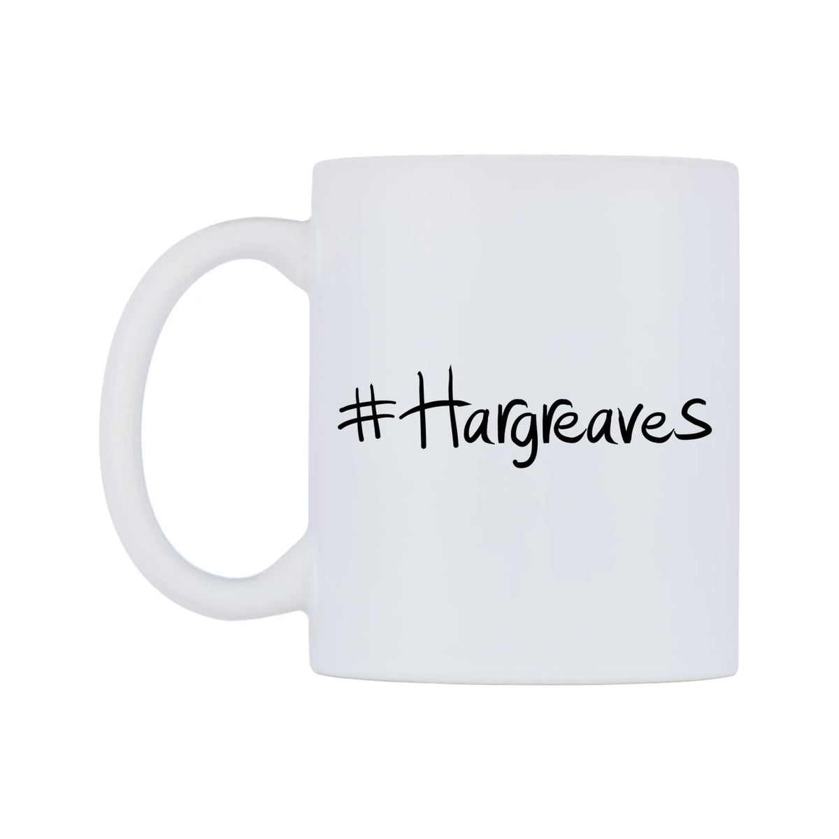 Hargreaves Mug — mug, right side, on a white background