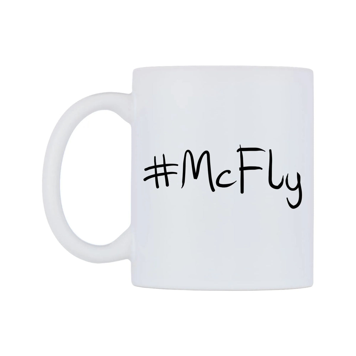 McFly Mug — mug, right side, on a white background