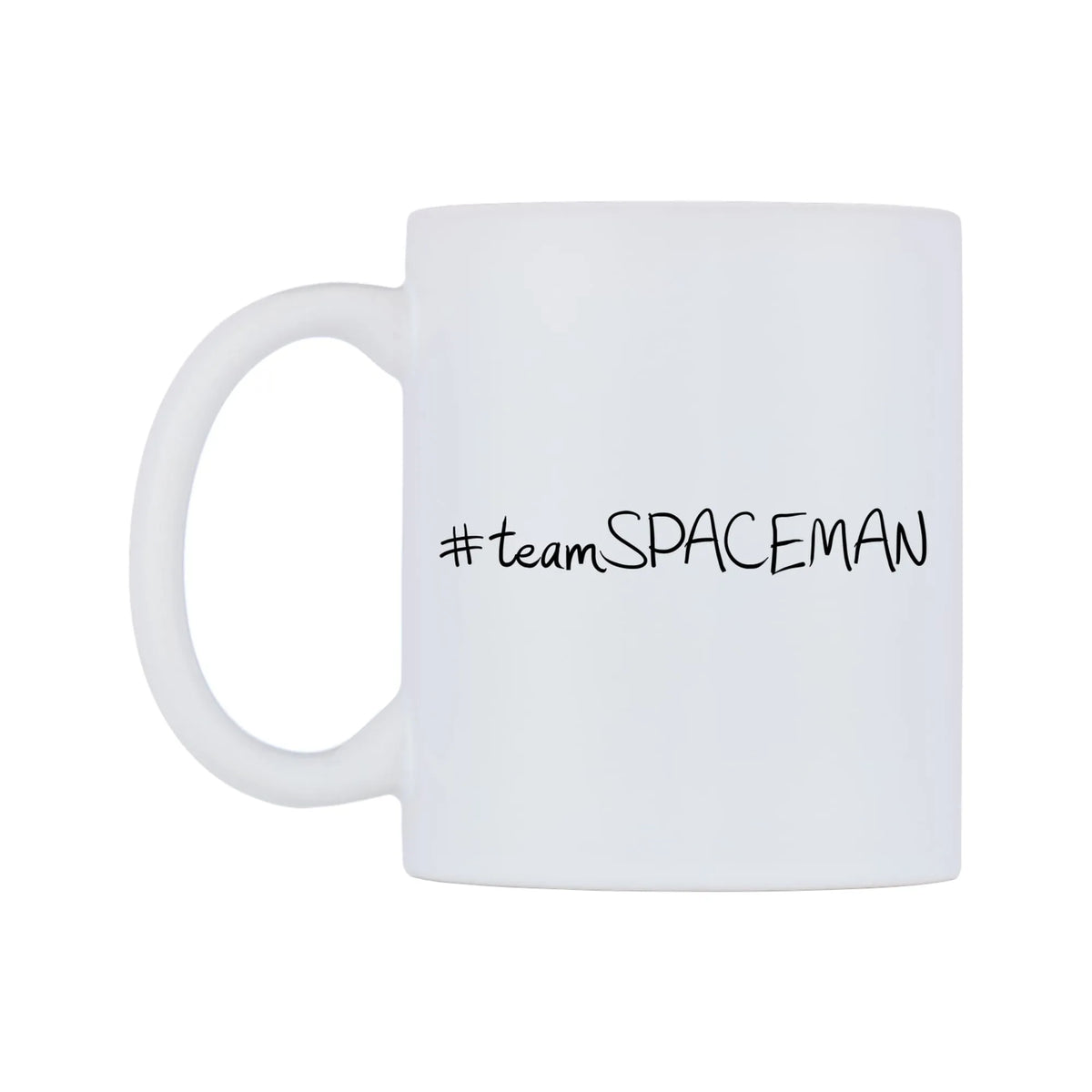 teamSPACEMAN Mug — mug, right side, on a white background