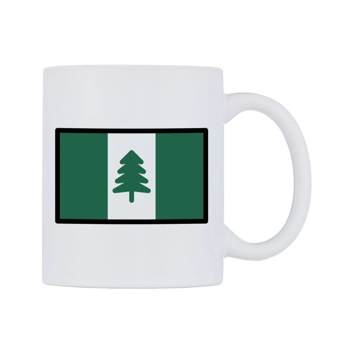 Norfolk Island Flag Emoji Mug — mug, left side, on a white background