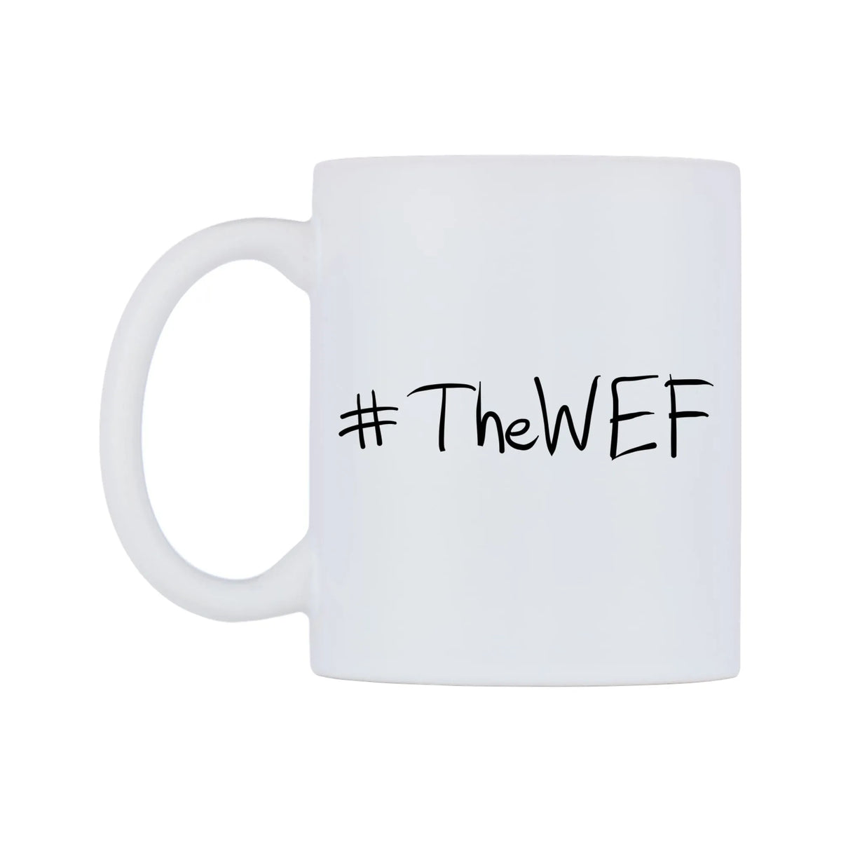TheWEF Mug — mug, right side, on a white background