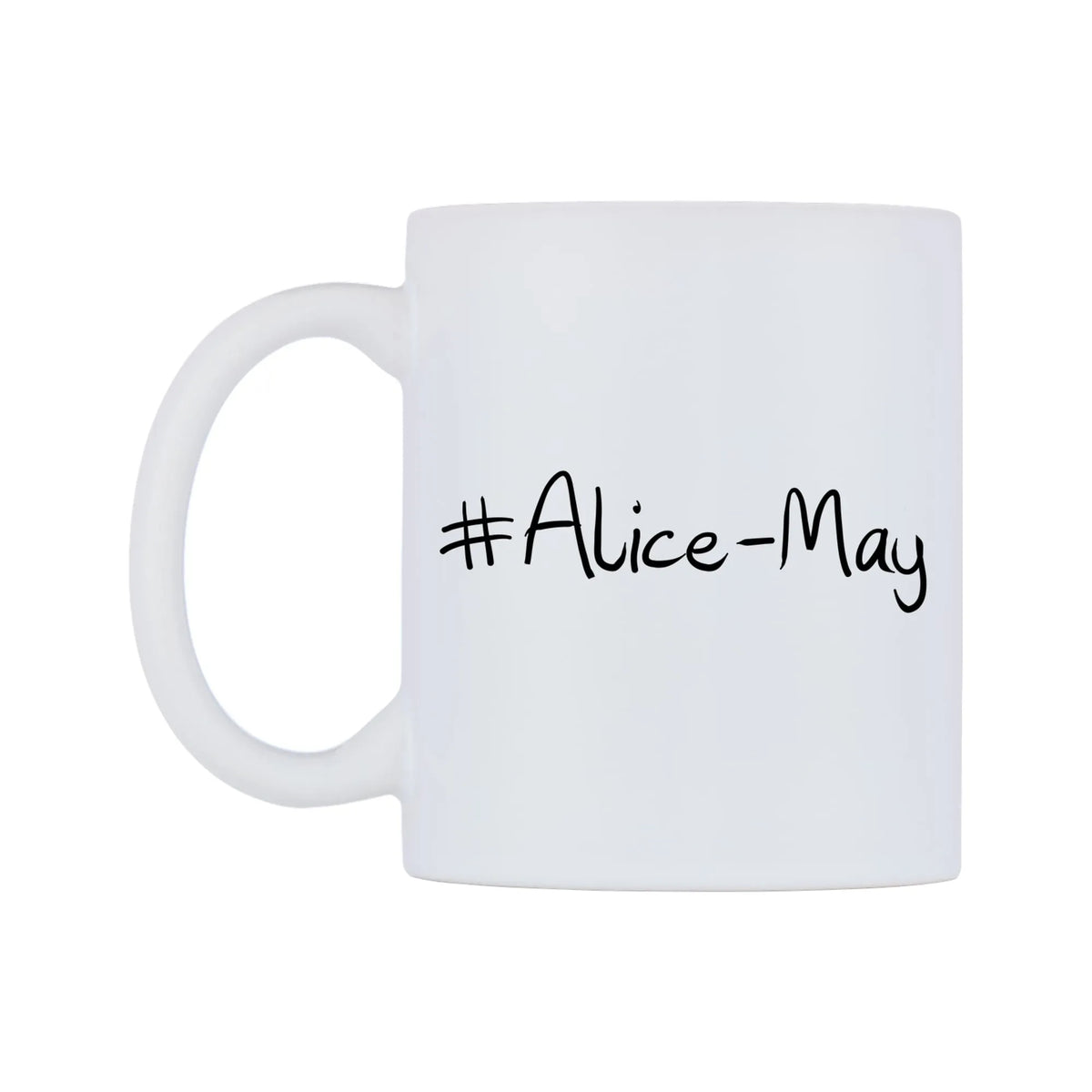 Alice-May Mug — mug, right side, on a white background