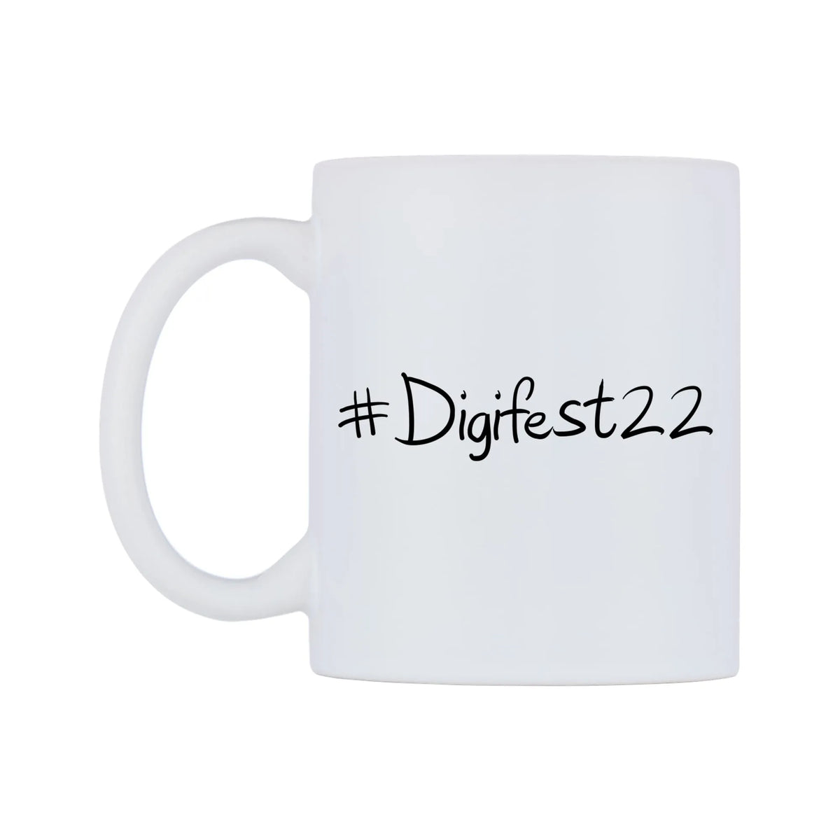Digifest22 Mug — mug, right side, on a white background