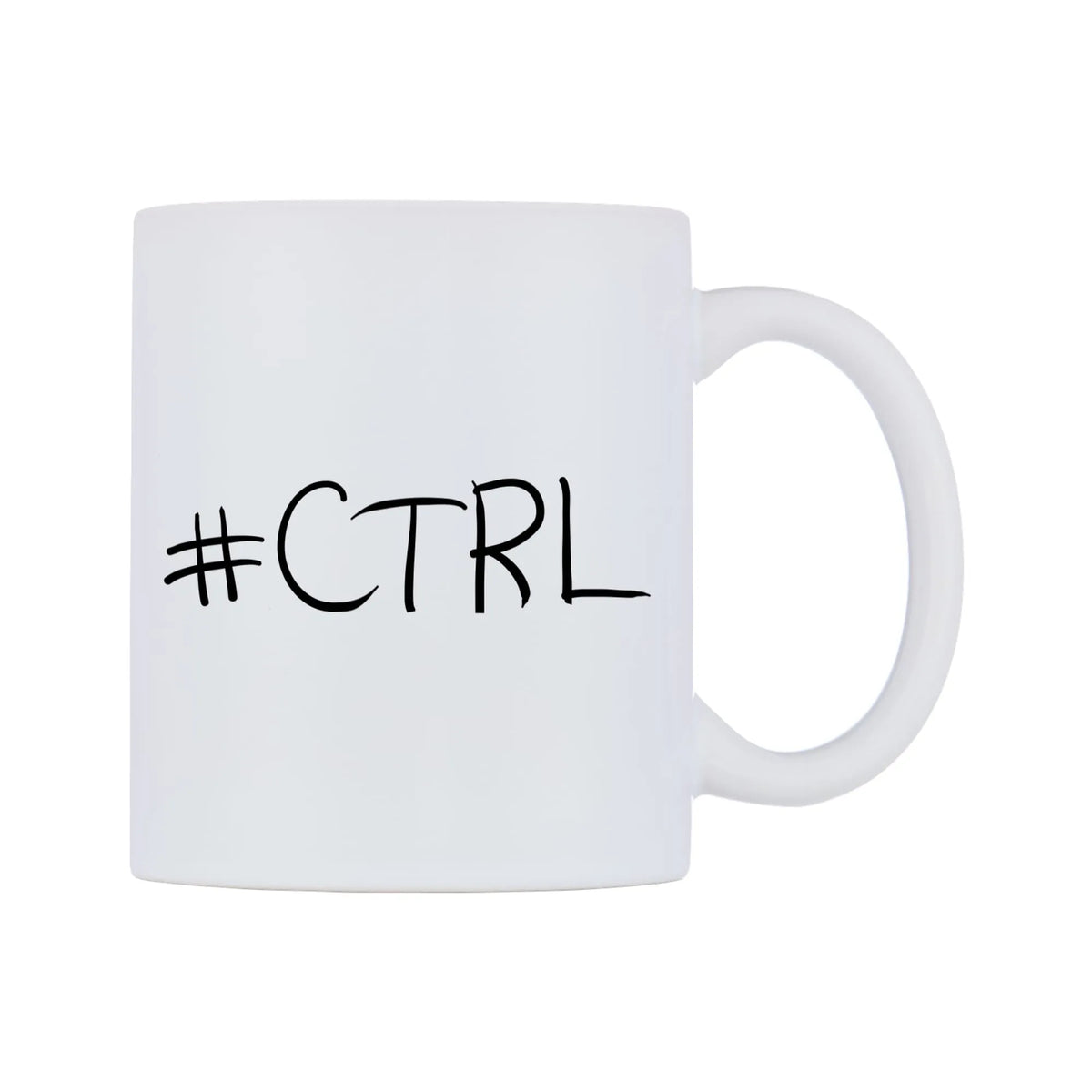 CTRL Mug — mug, left side, on a white background