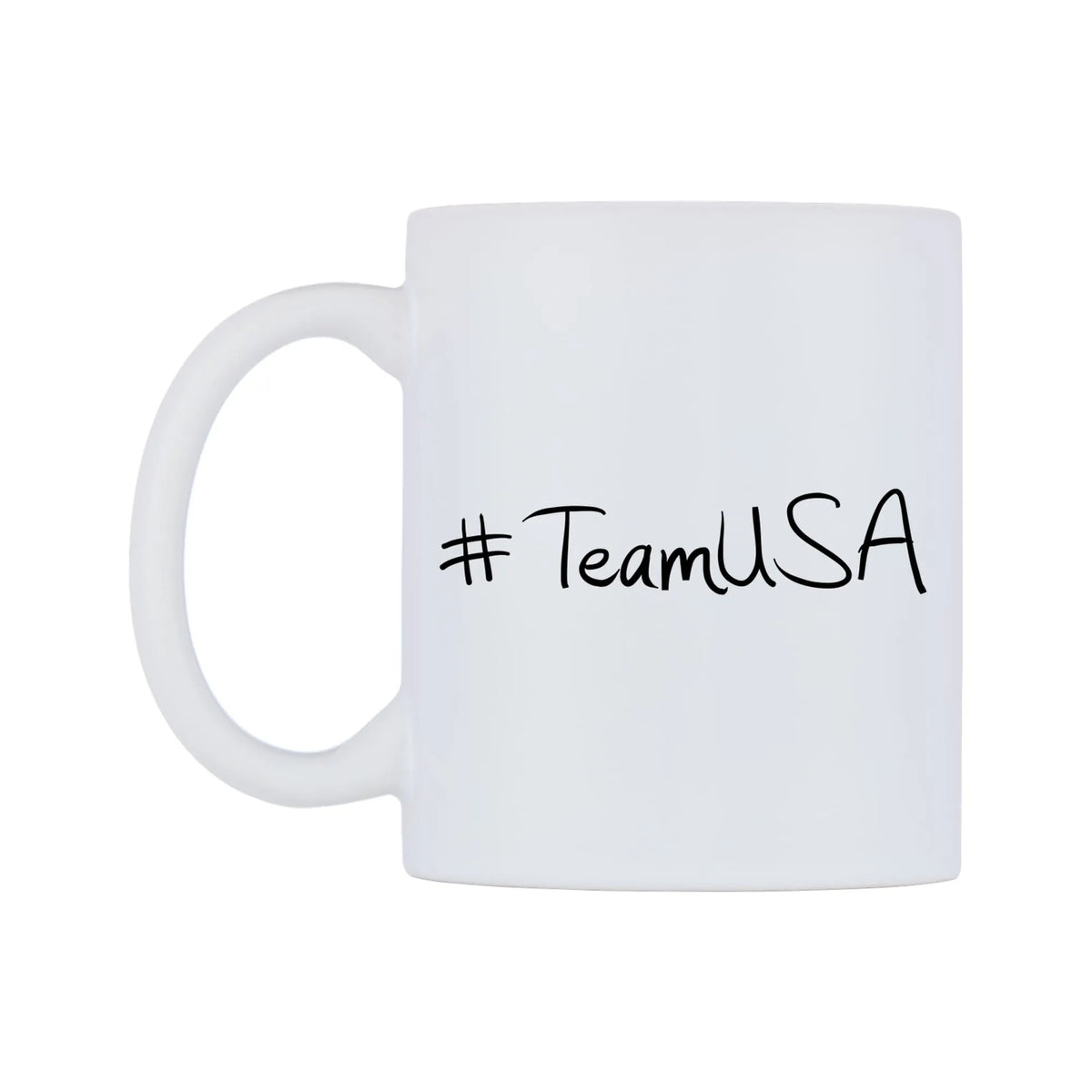 TeamUSA Mug — mug, right side, on a white background