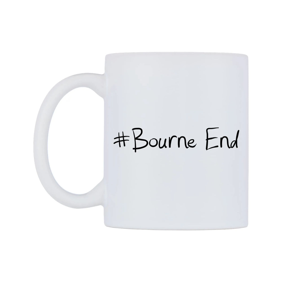 Bourne End Mug — mug, right side, on a white background