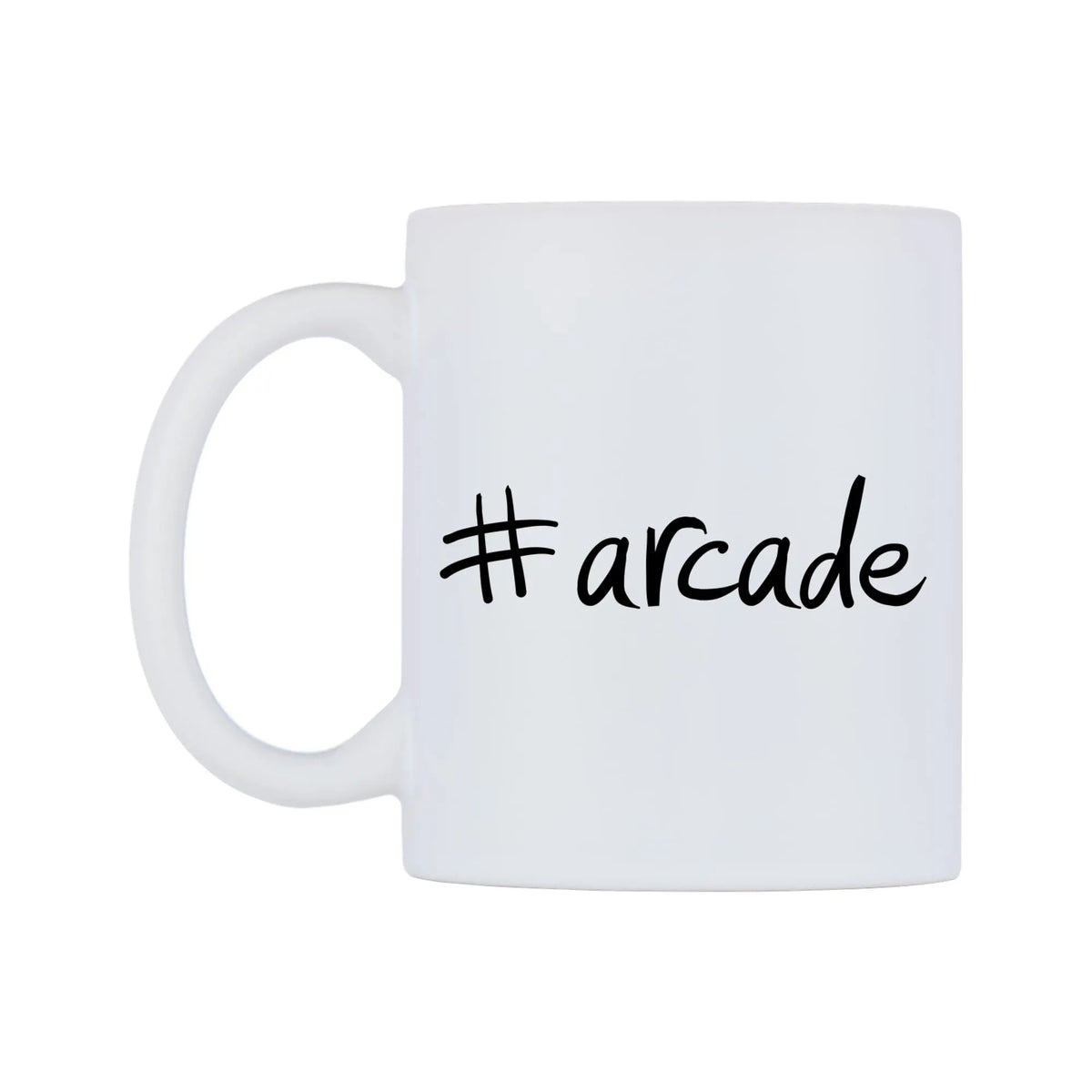 arcade Mug — mug, right side, on a white background
