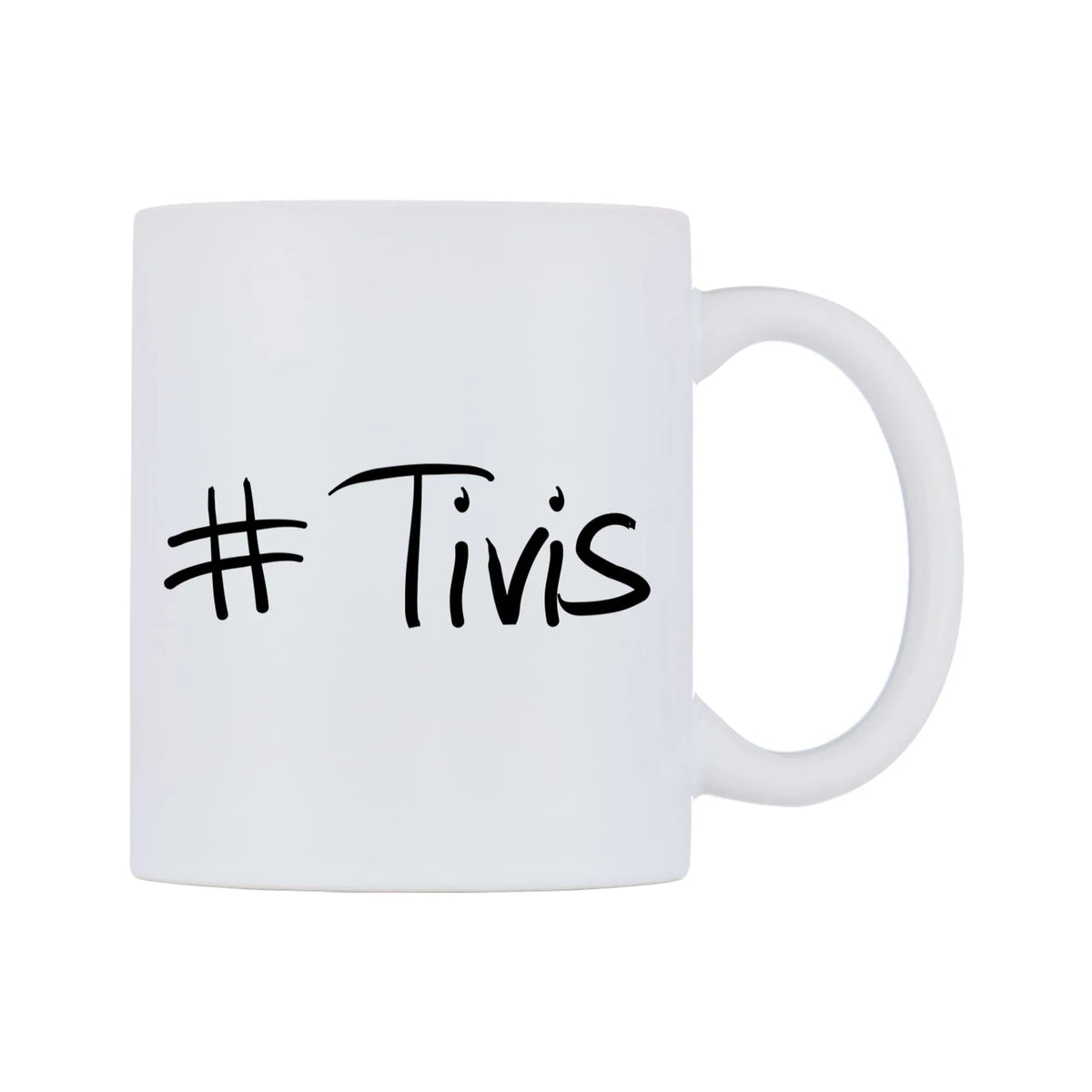 Tivis Mug — mug, left side, on a white background