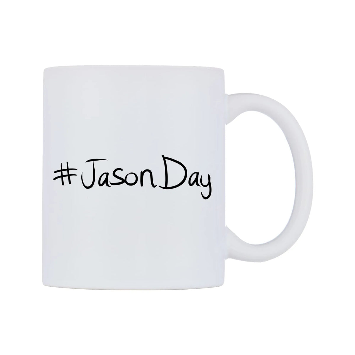 JasonDay Mug — mug, left side, on a white background