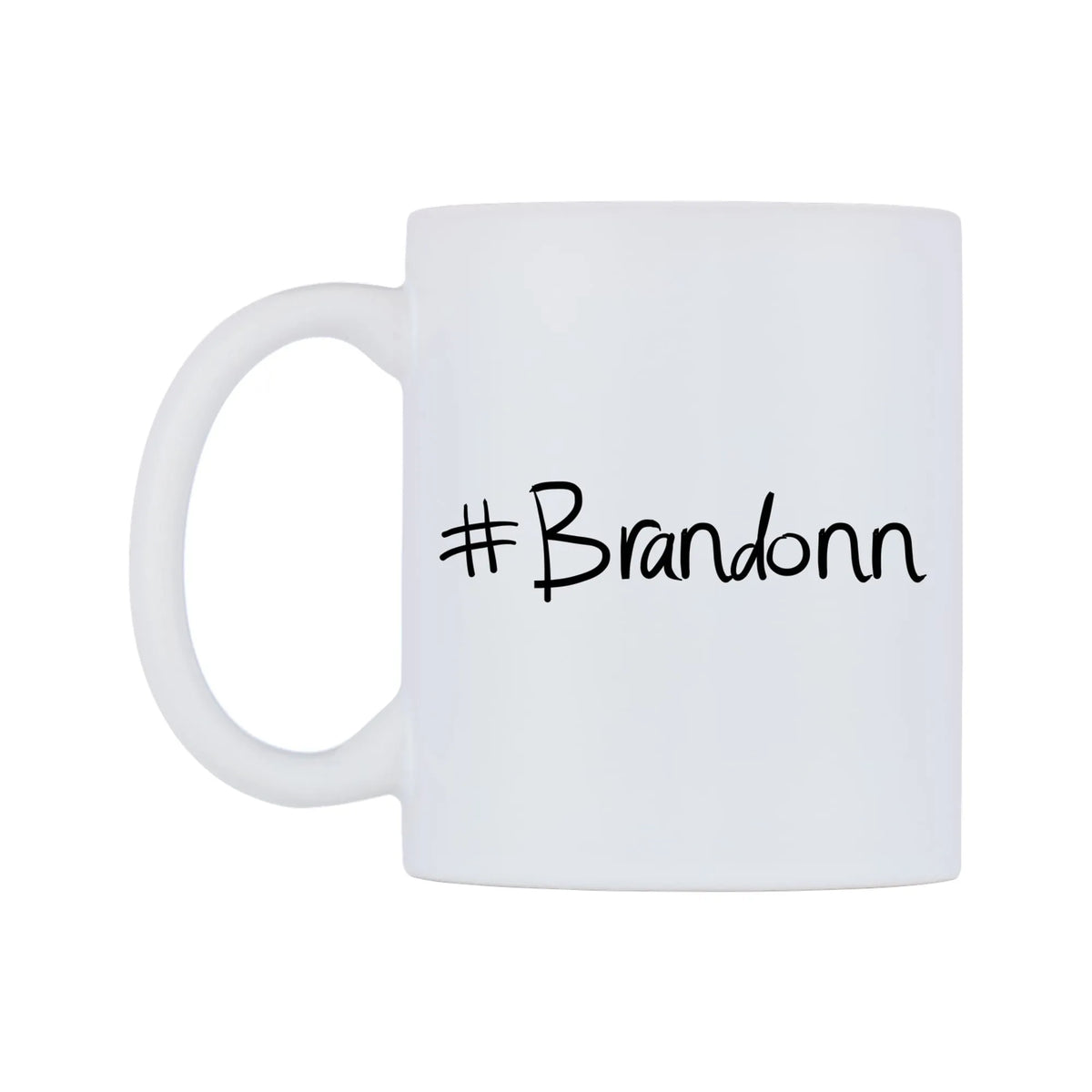 Brandonn Mug — mug, right side, on a white background