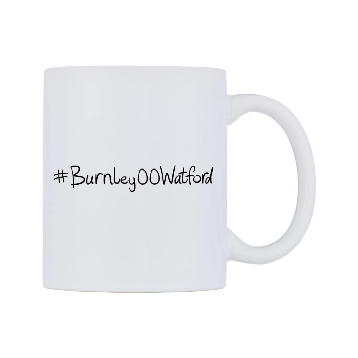 Burnley00Watford Mug — mug, left side, on a white background
