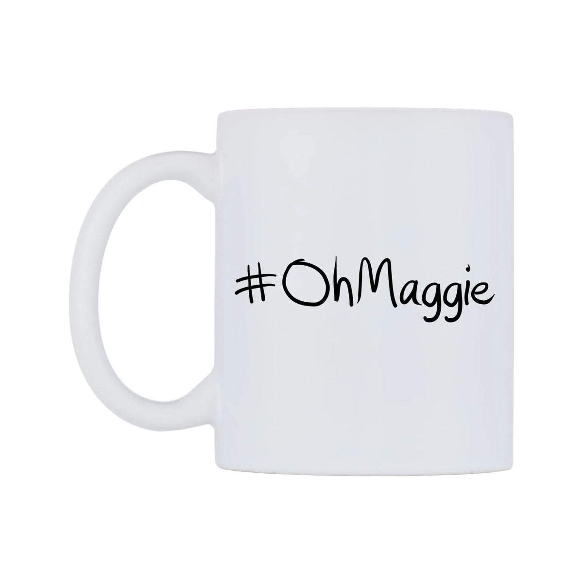 OhMaggie Mug — mug, right side, on a white background