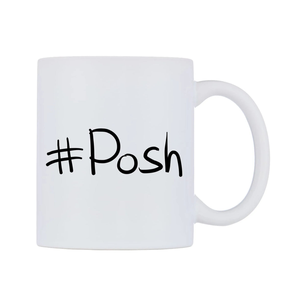 Posh Mug — mug, left side, on a white background
