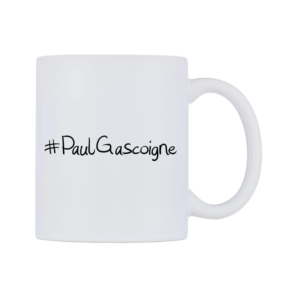 PaulGascoigne Mug — mug, left side, on a white background