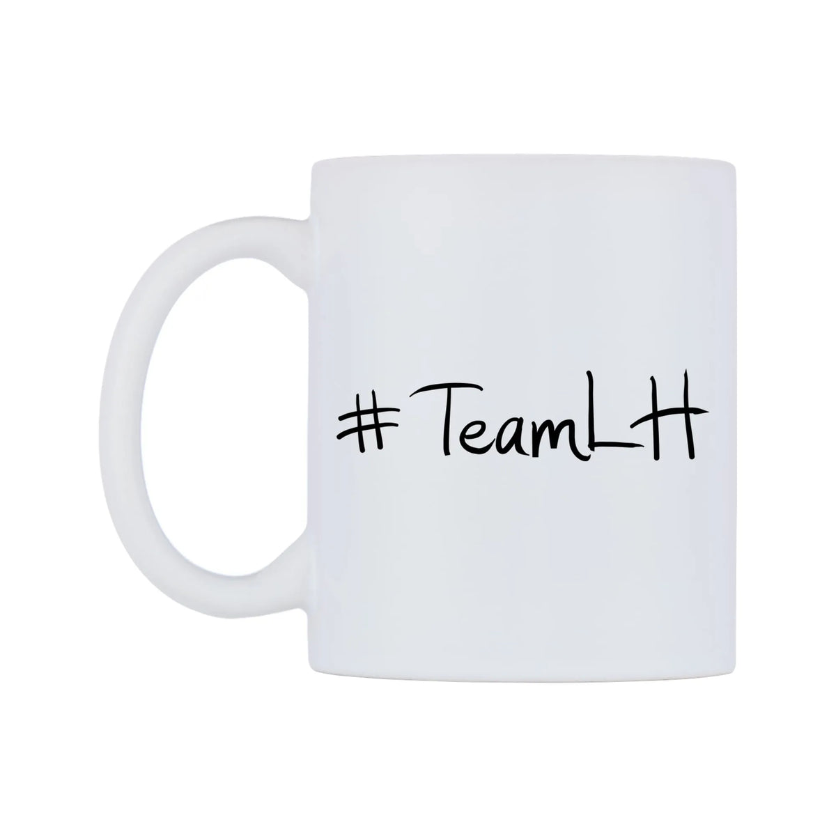 TeamLH Mug — mug, right side, on a white background