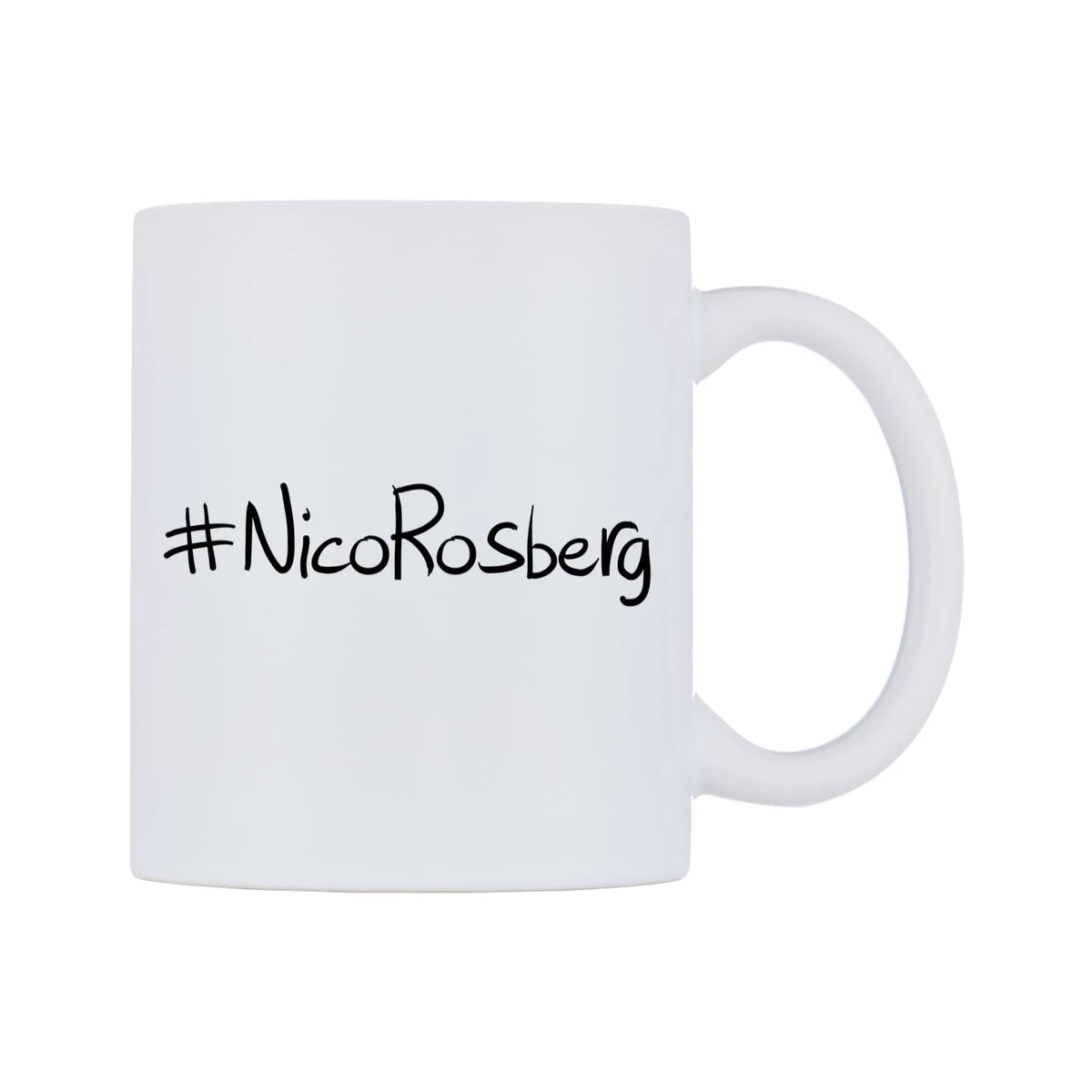 NicoRosberg Mug — mug, left side, on a white background