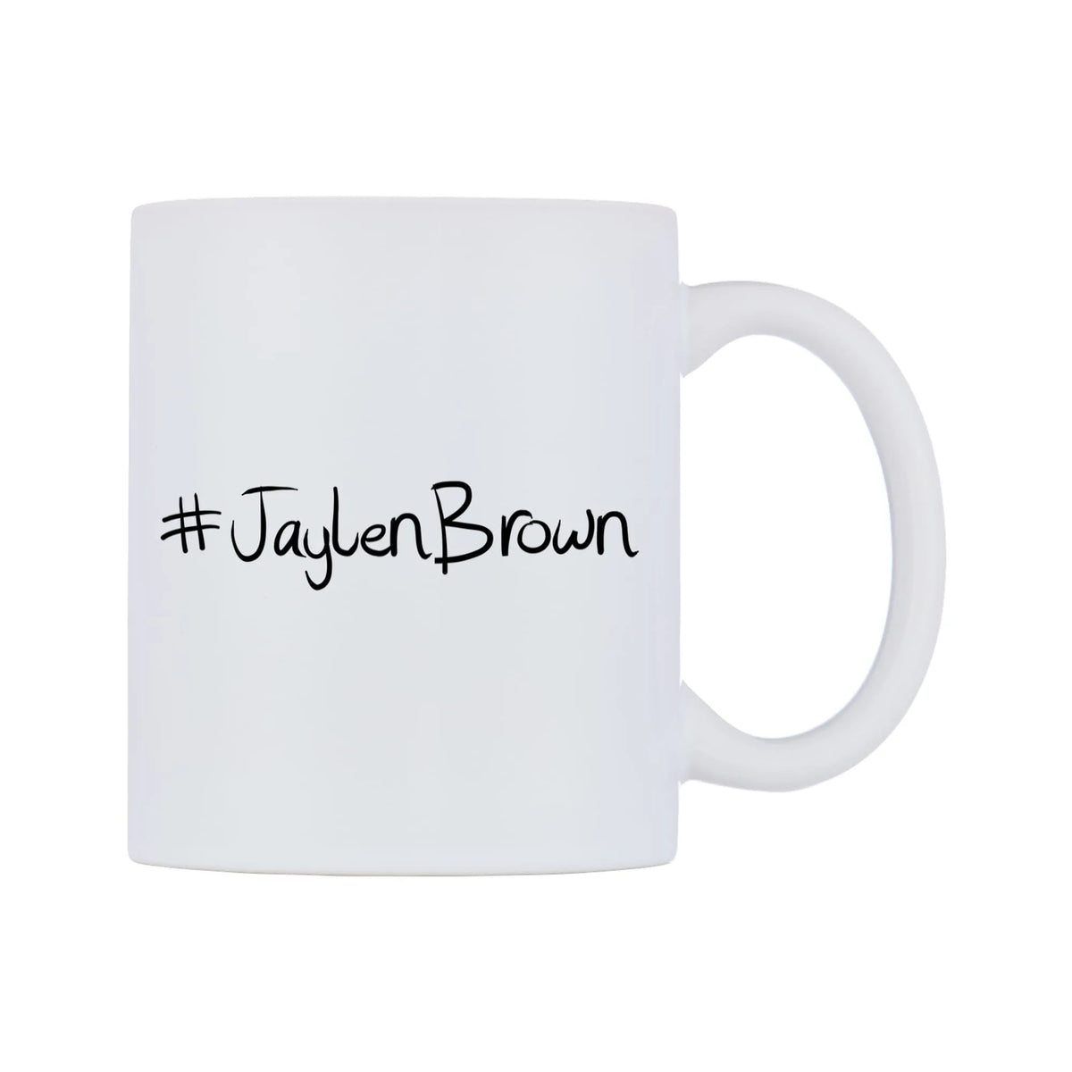 JaylenBrown Mug — mug, left side, on a white background