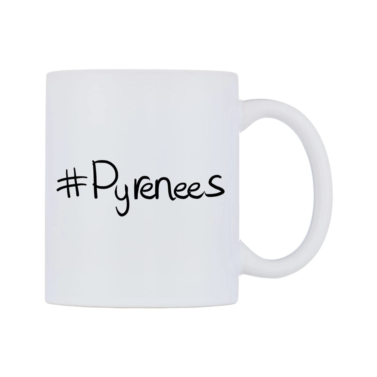 Pyrenees Mug — mug, left side, on a white background