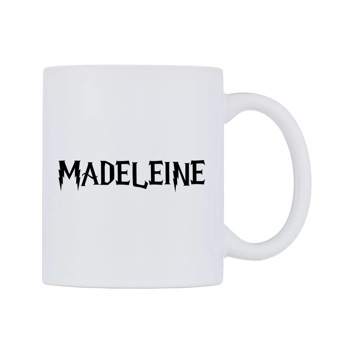Madeleine - Wizard Themed Mug — mug, left side, on a white background