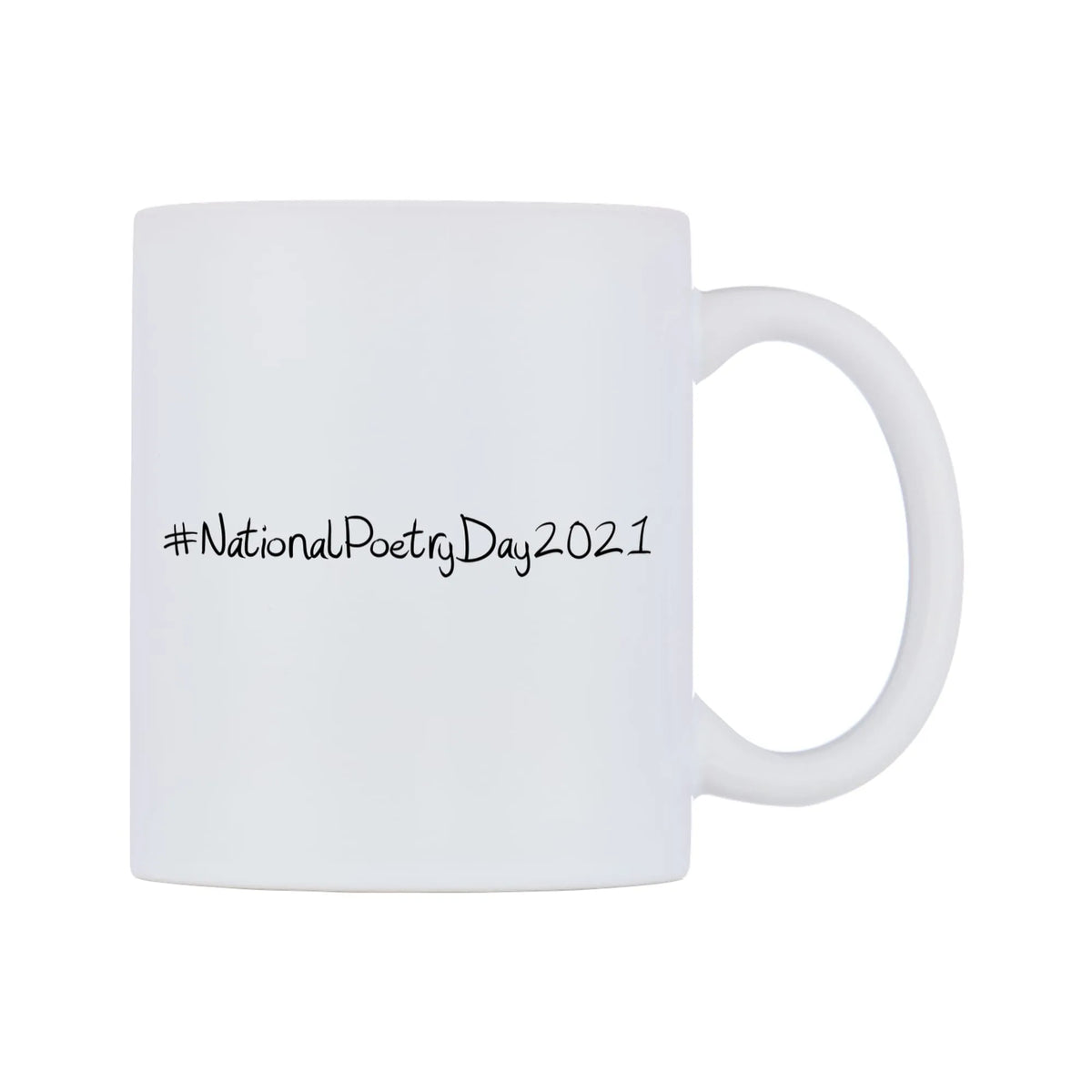 NationalPoetryDay2021 Mug — mug, left side, on a white background