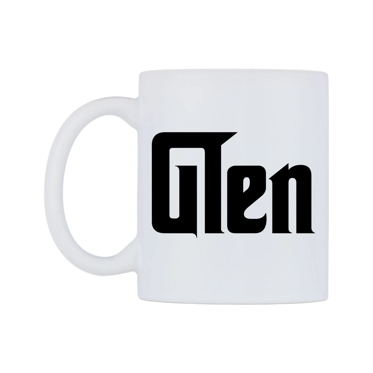 Glen - Godfather Themed Mug — white 11oz gloss mug, right side, on a white background