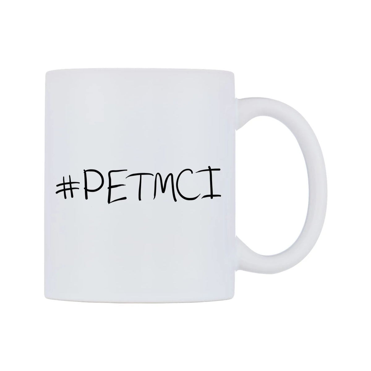 PETMCI Mug — mug, left side, on a white background
