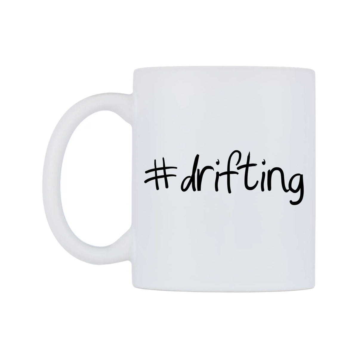 drifting Mug — mug, right side, on a white background