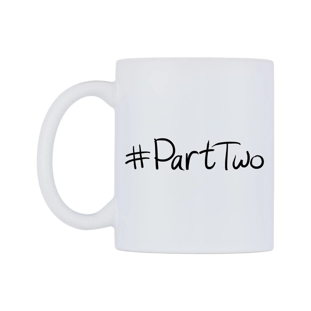 PartTwo Mug — mug, right side, on a white background