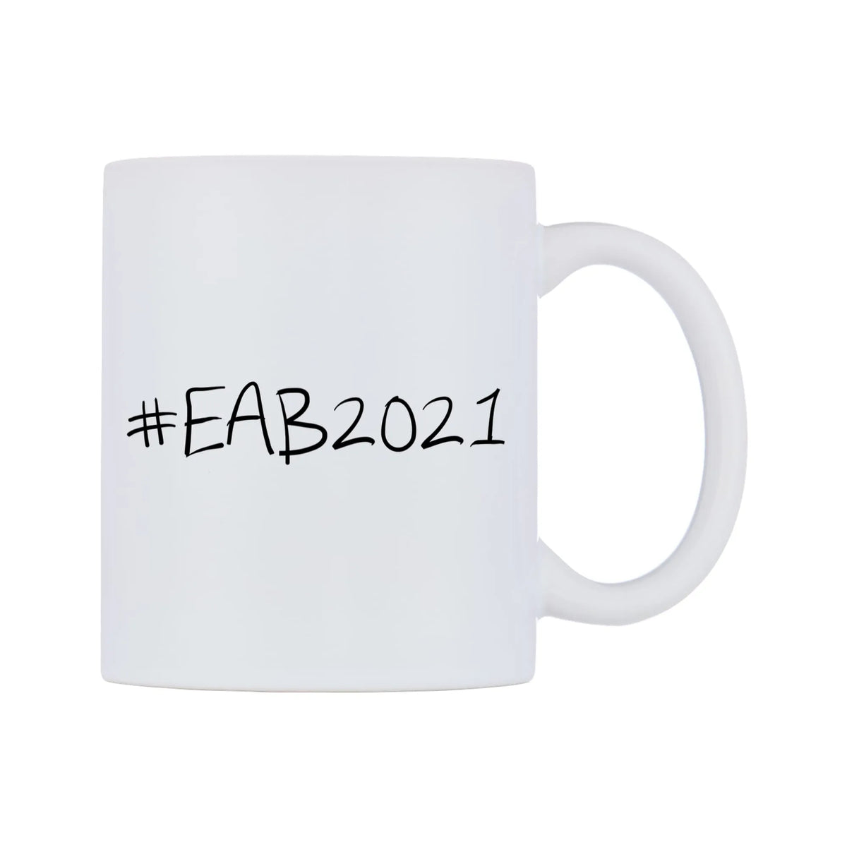 EAB2021 Mug — mug, left side, on a white background