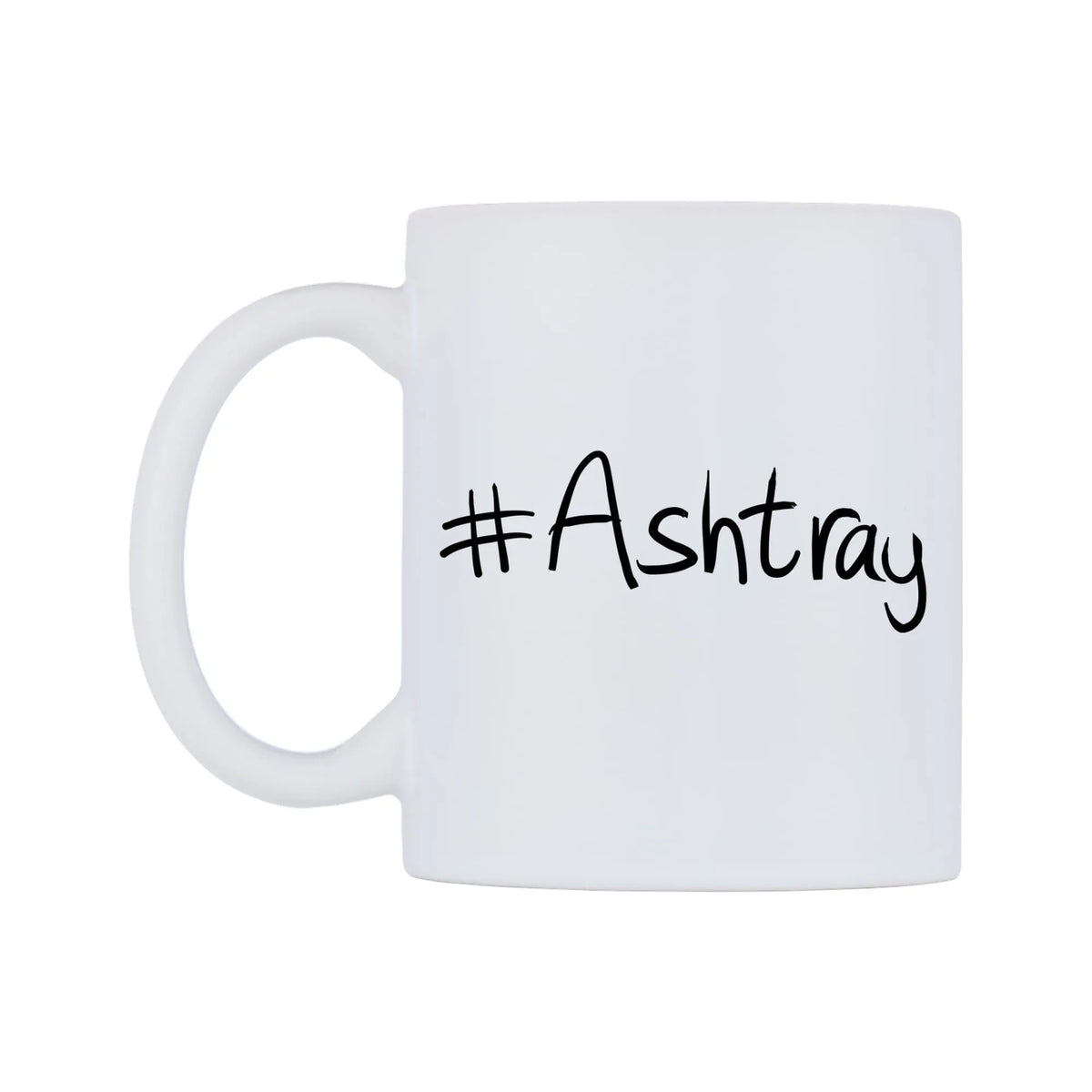 Ashtray Mug — mug, right side, on a white background