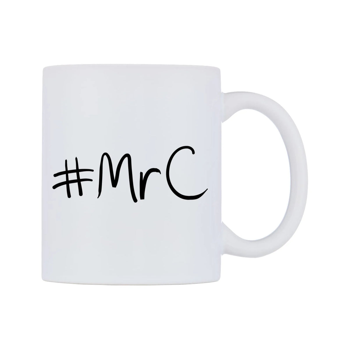 MrC Mug — mug, left side, on a white background