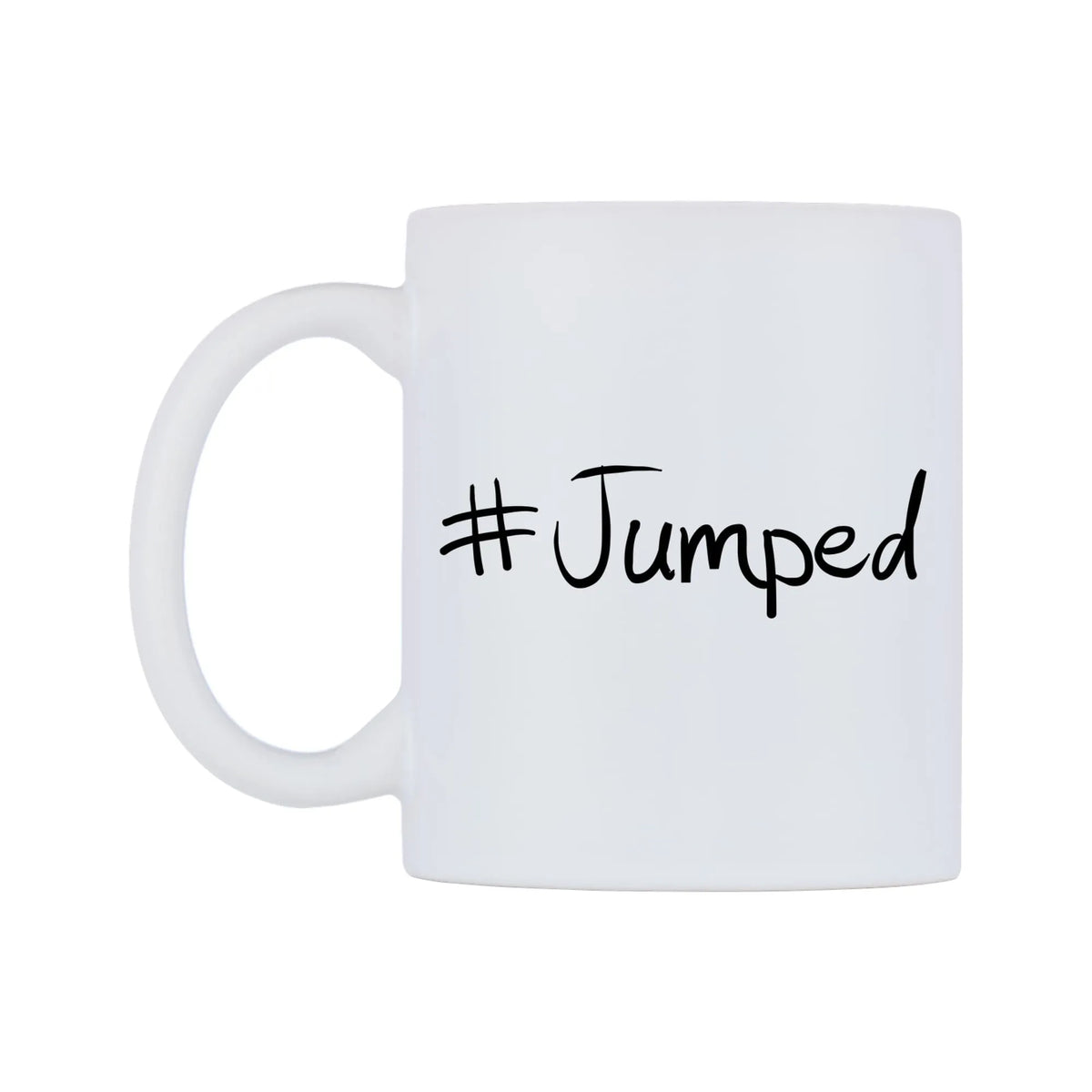 Jumped Mug — mug, right side, on a white background