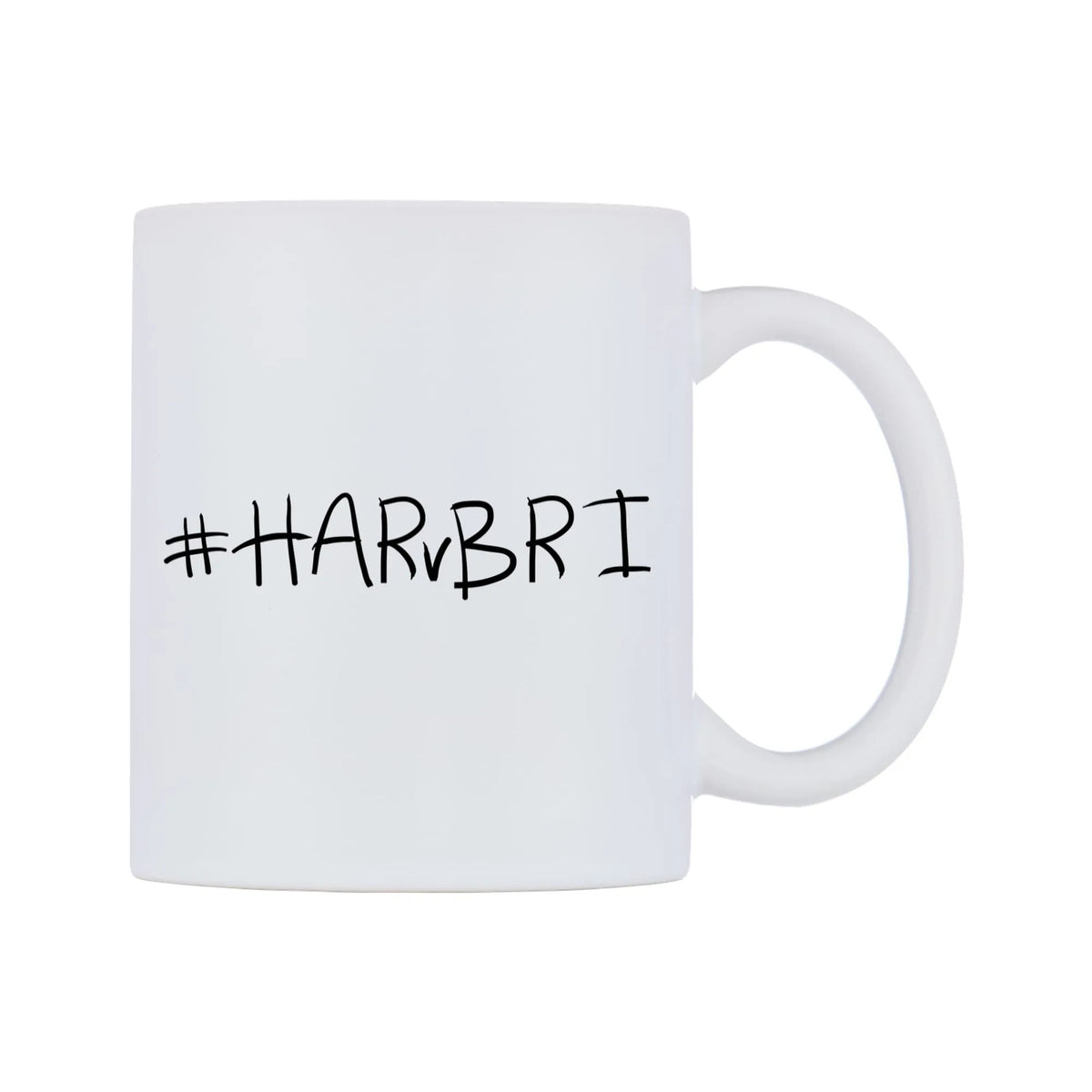 HARvBRI Mug — mug, left side, on a white background