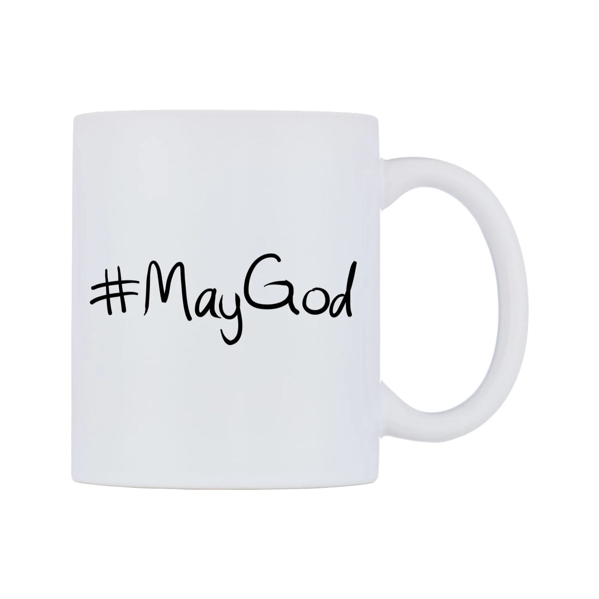 MayGod Mug — mug, left side, on a white background