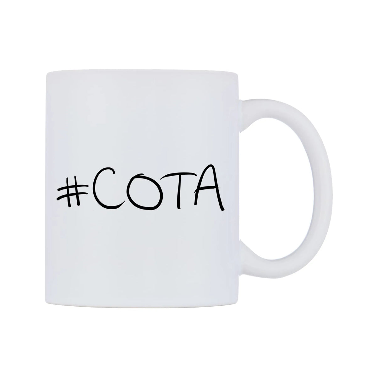 COTA Mug — mug, left side, on a white background