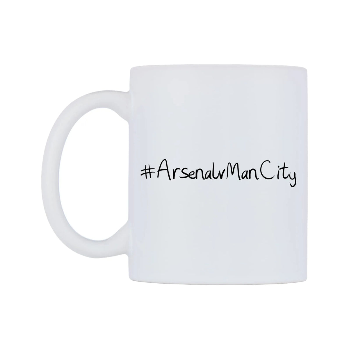 ArsenalvManCity Mug — mug, right side, on a white background