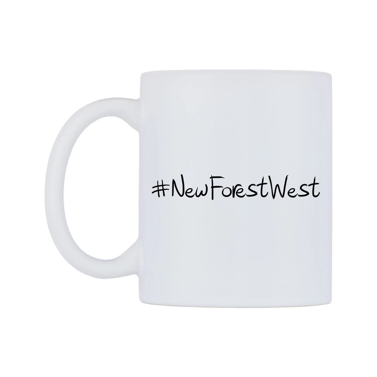 NewForestWest Mug — mug, right side, on a white background