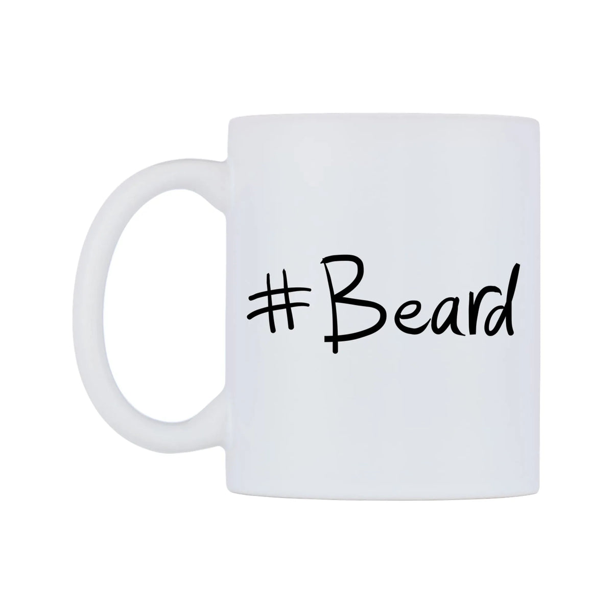 Beard Mug — mug, right side, on a white background